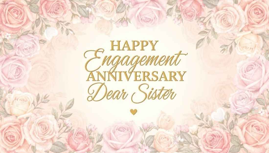 250+ Engagement Anniversary Wishes for Sister – Heartfelt & Unique Messageses for Your Husband